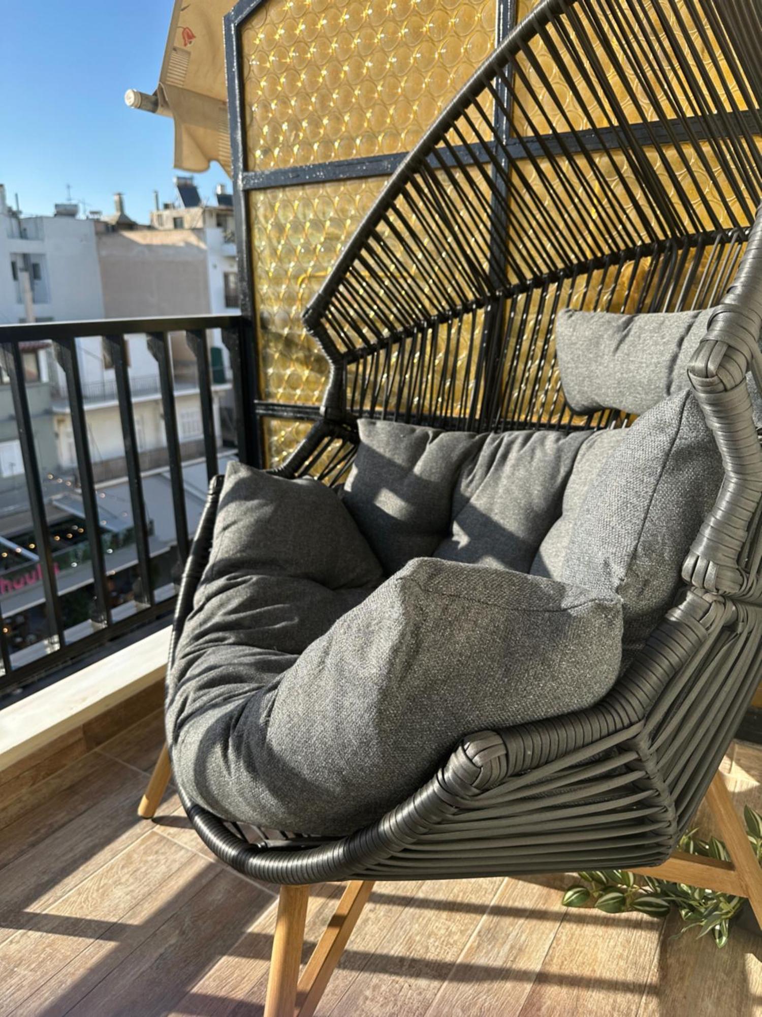 Glyfada Sunset Seaview Cozy Apartment A Atenas Exterior foto